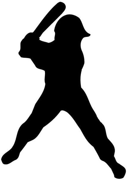 Baseball Player Decal