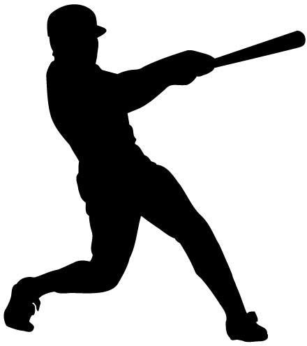 Baseball Player Decal 1