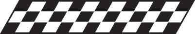 Race Flag Stripe Decal