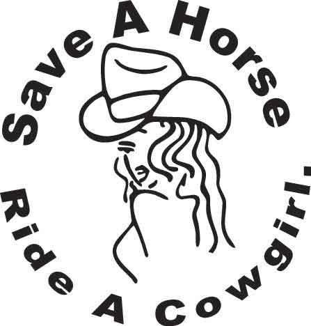 Save A Horse Decal