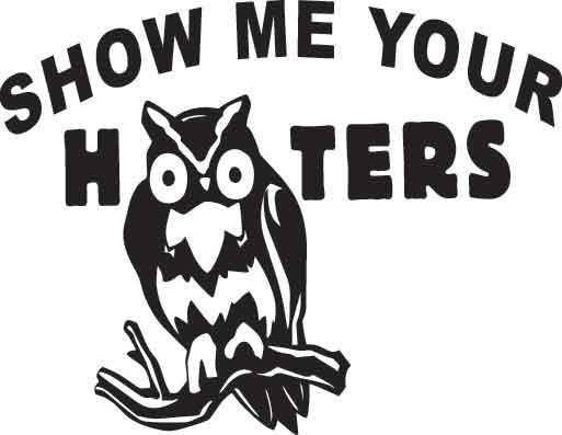 Show Me Your Hooters Decal