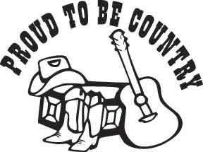 Proud To Be Country Decal