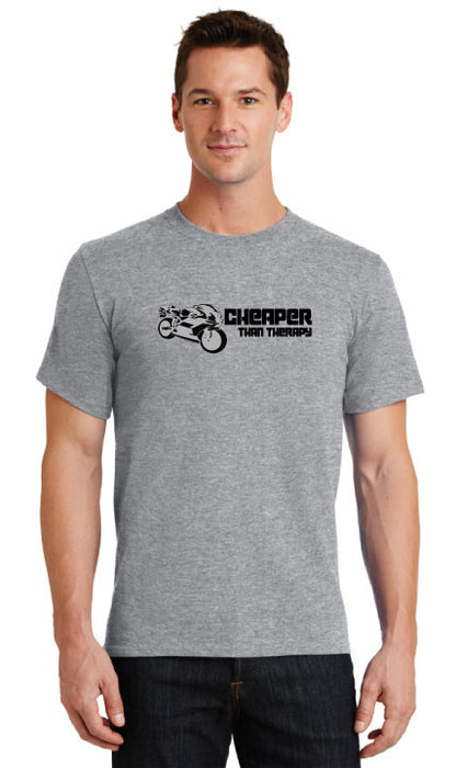 Cheaper Than Therapy Sportbike T-Shirt