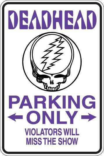 Deadhead Parking Only Sign Decal