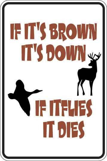 If It's Brown Sign Decal