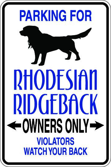 Rhodesian Ridgeback Owners Only Sublimated Aluminum Magnet