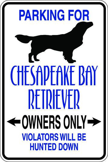 Chesapeake Bay Retriever Owners Only Sublimated Aluminum Magnet