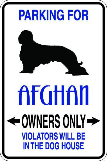 Afghan Owners Only Sublimated Aluminum Magnet