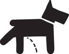 Dog Peeing Decal 3