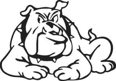 Bull Dog Decal 2