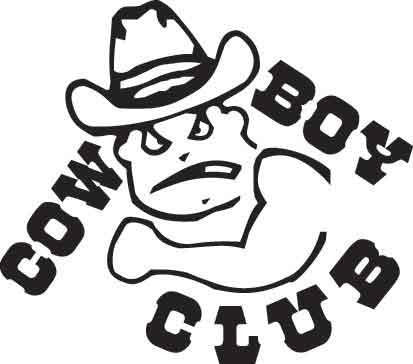 Cowboy Club Decal